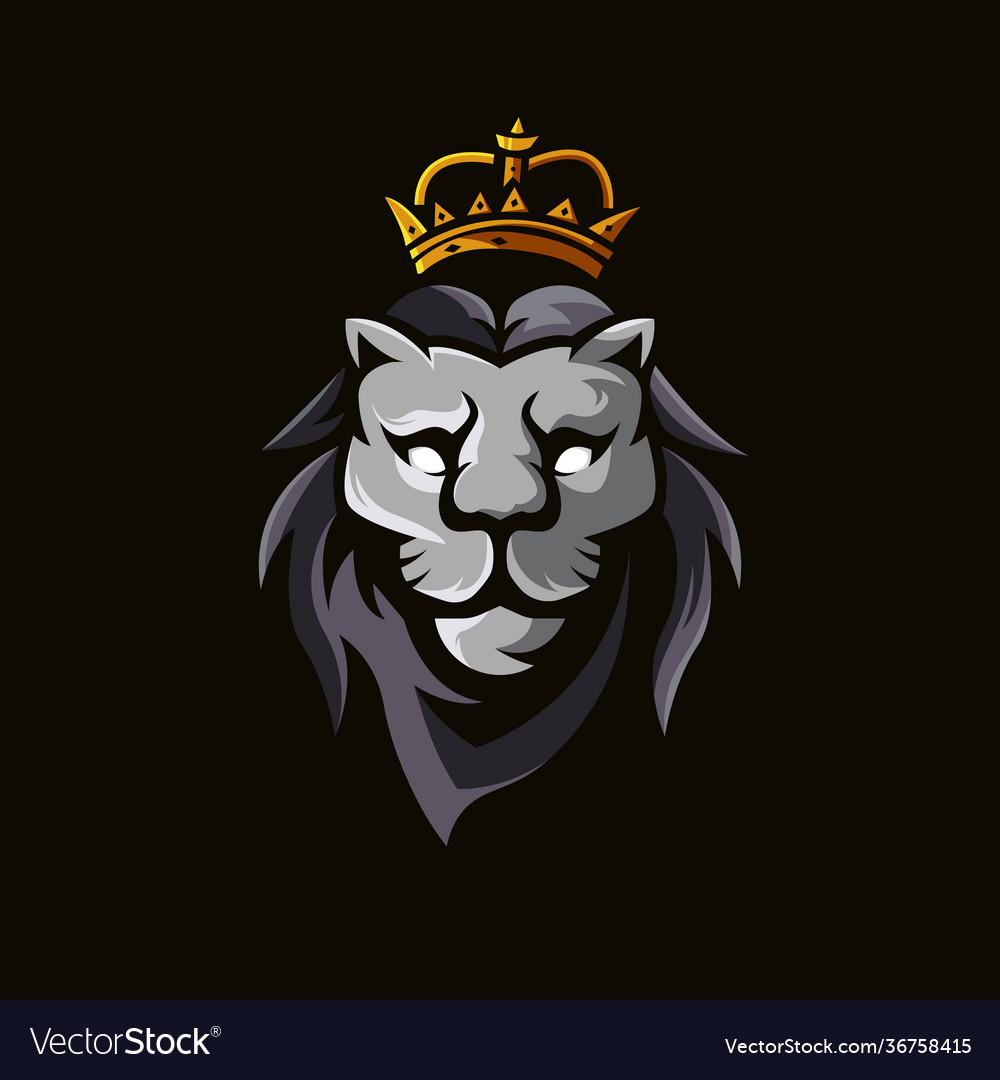 Lion king Royalty Free Vector Image - VectorStock