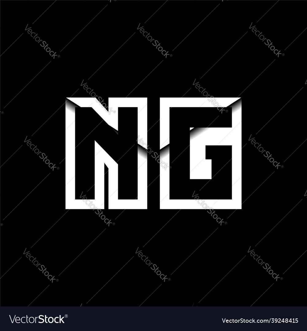 Ng monogram envelope shape style