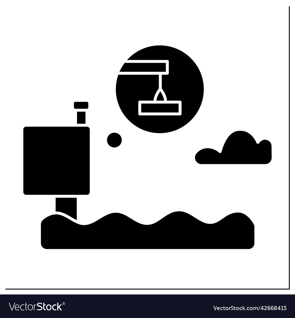 Quay glyph icon