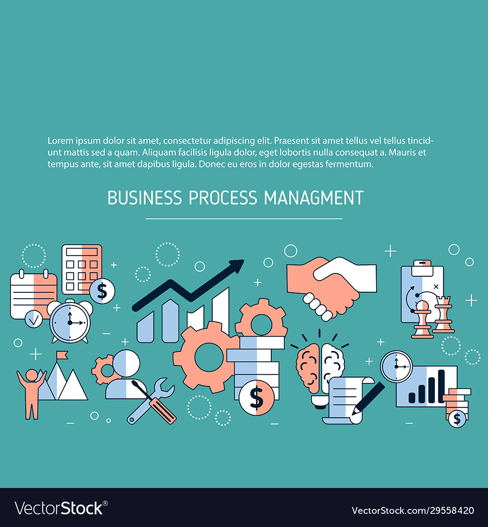 Business process management concept