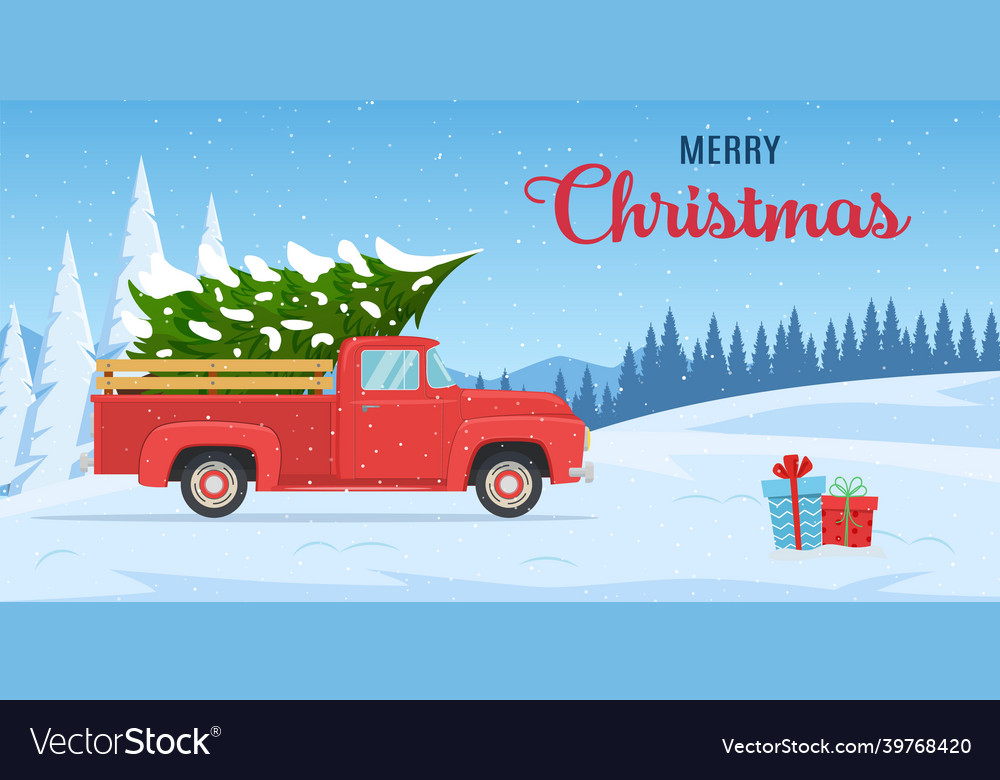 Christmas and new year greeting card