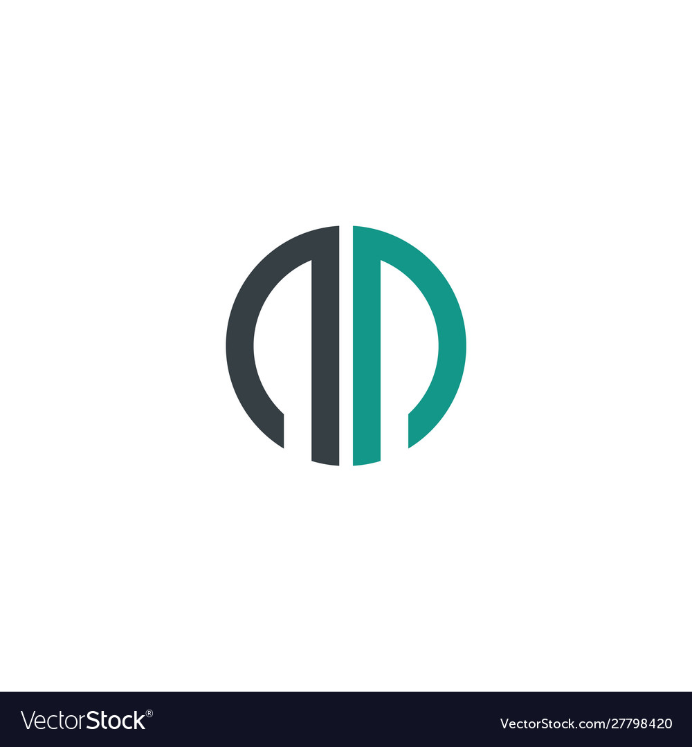 Initial letter nn creative design logo