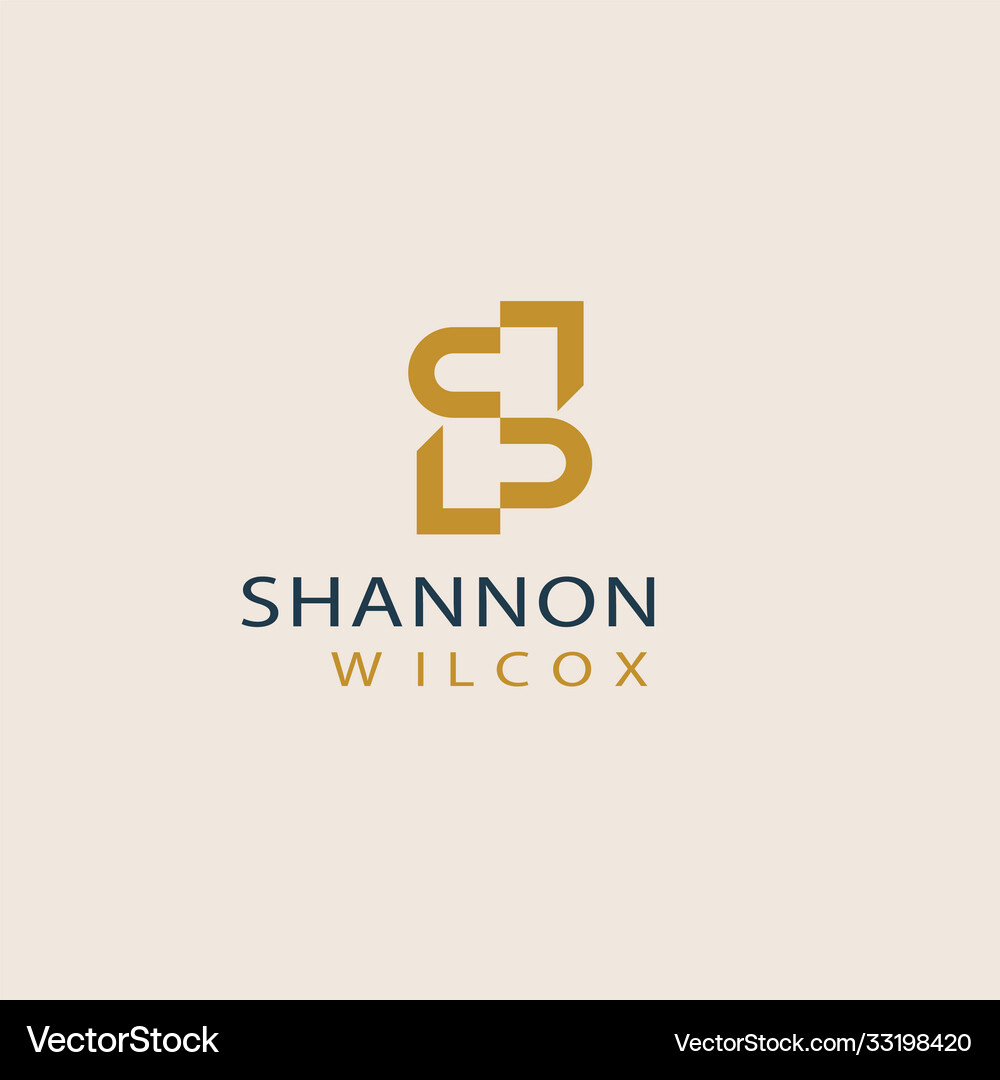 Initial s logo template Royalty Free Vector Image