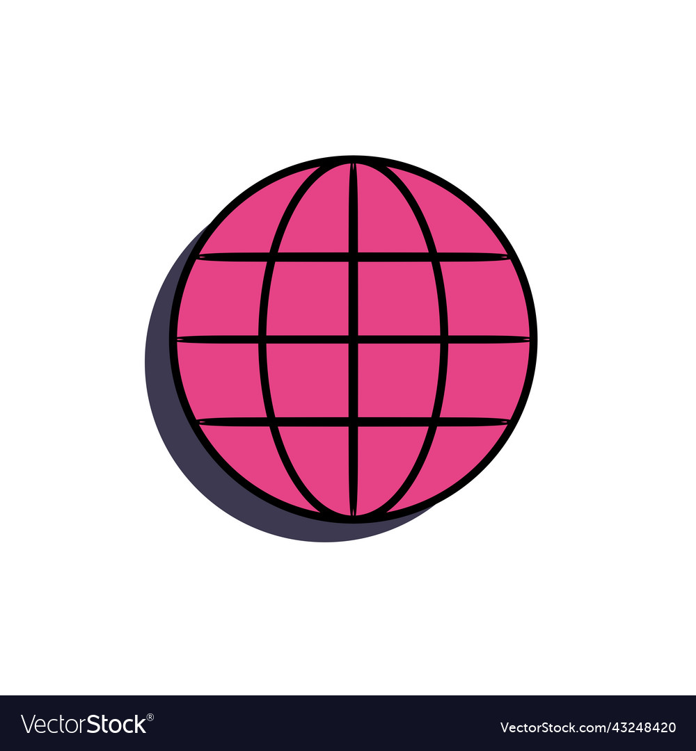 Internet browser is an interface element vector image Internet browser is an interface element