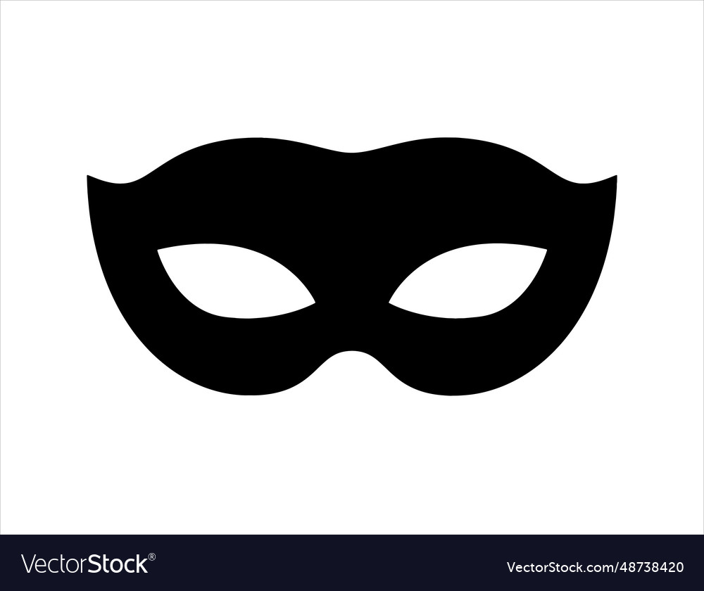 mardi gras mask silhouette