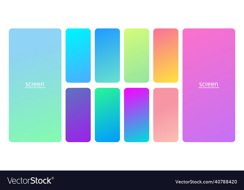 Pastel gradient smooth and soft vibrant color