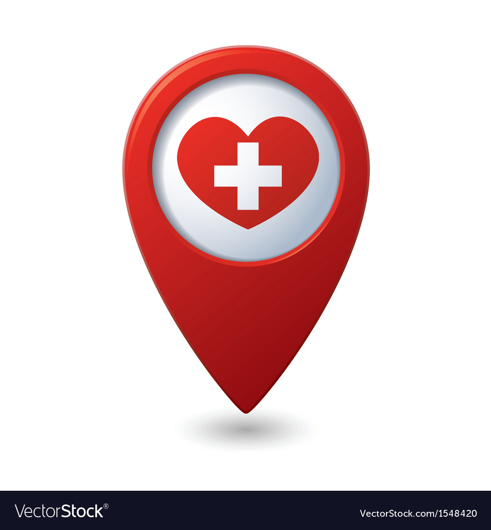 Red Pointer with Heart Icon