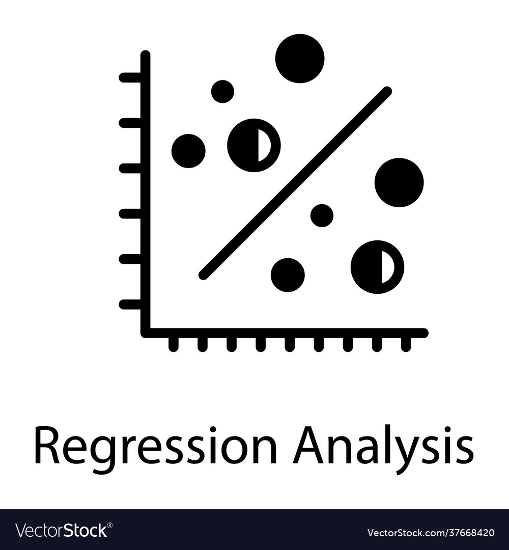 Regression Analysis Royalty Free Vector Image Vectorstock 8660