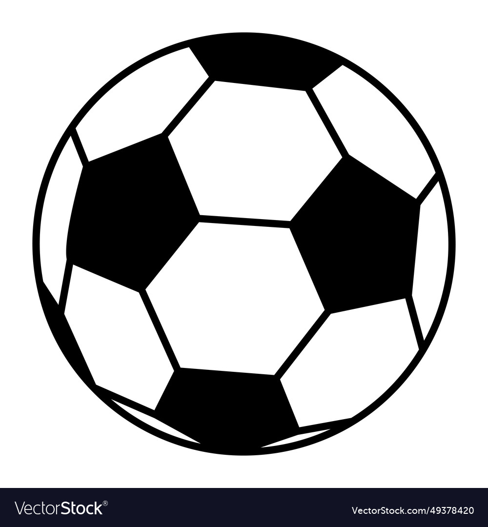 Soccer ball Royalty Free Vector Image - VectorStock