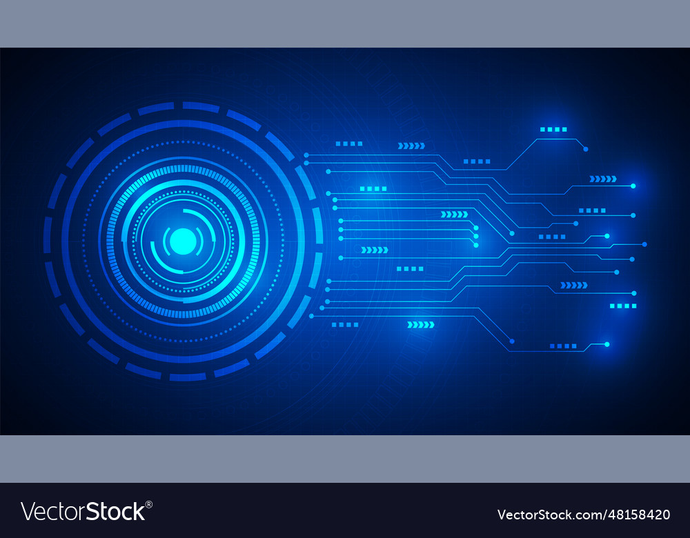 Technology background with hi-tech digital vector image Technology background with hi-tech digital