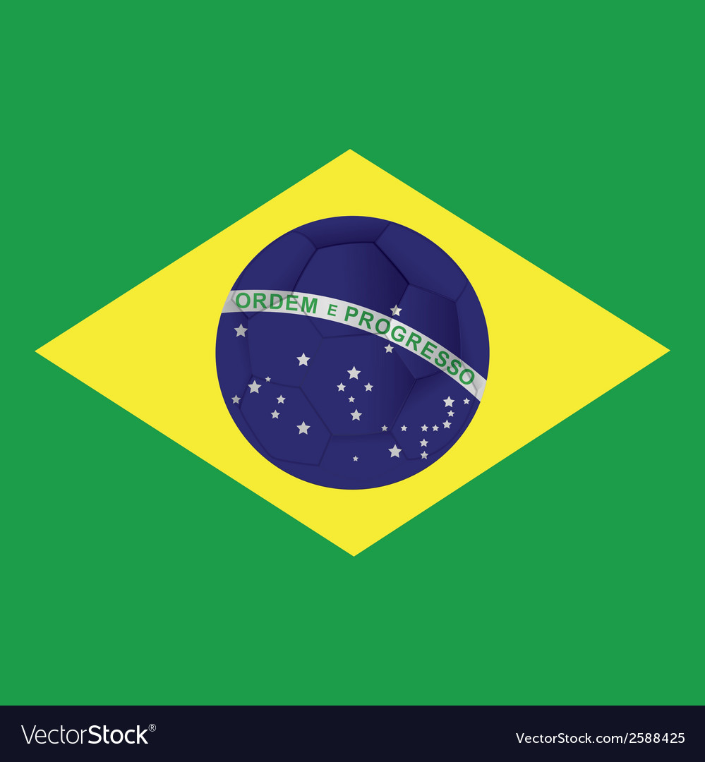 Abstract background with a brazil allusive objects