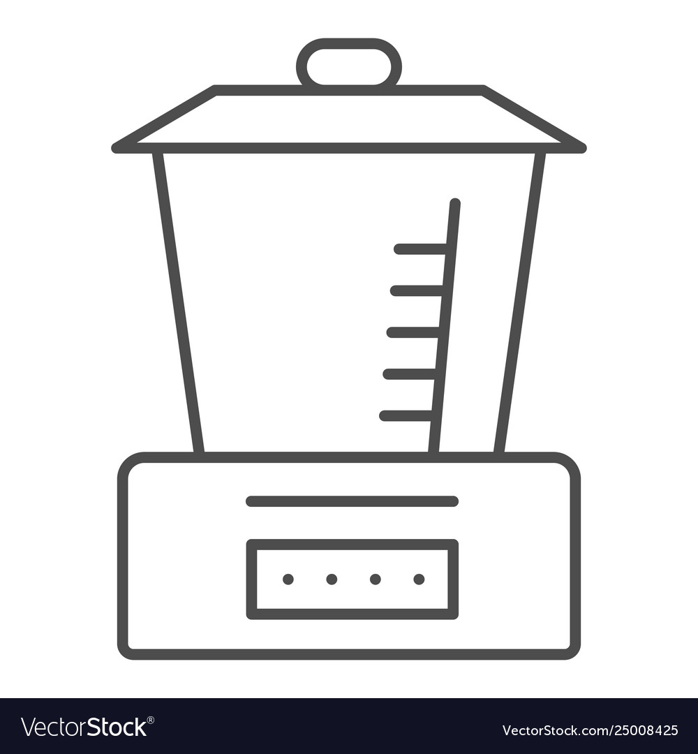 Blender thin line icon mixer