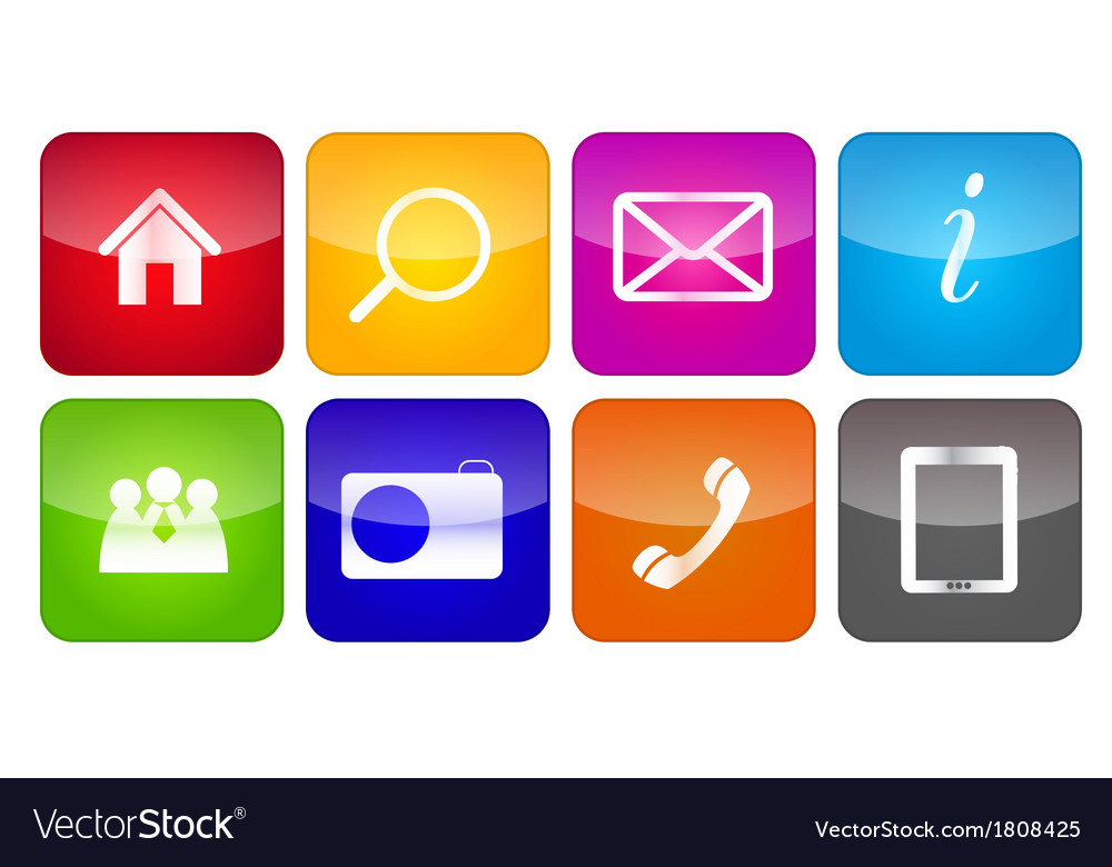 Icon set for web