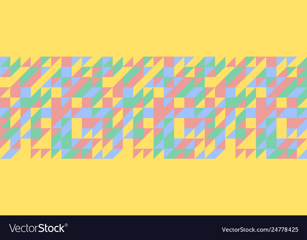 Seamless geometric triangle pattern abstract
