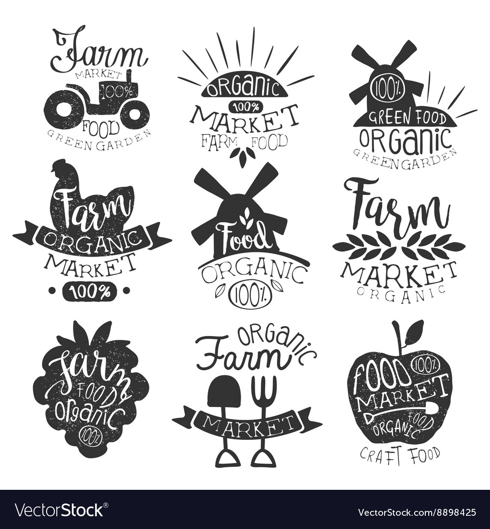 Vintage Farm & Market Labels