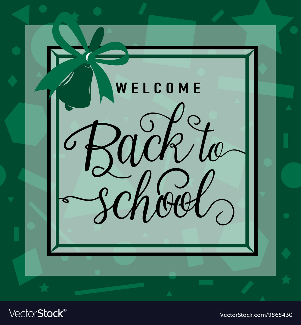 Back to school greeting