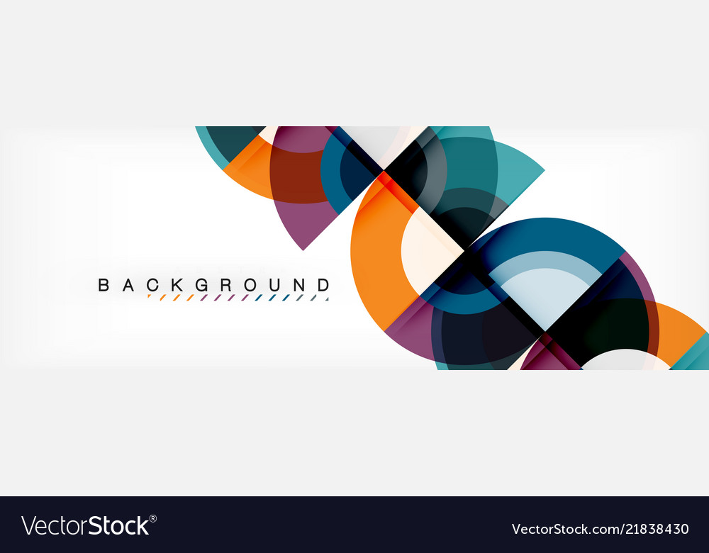 Circular Geometric Abstract Background Royalty Free Vector