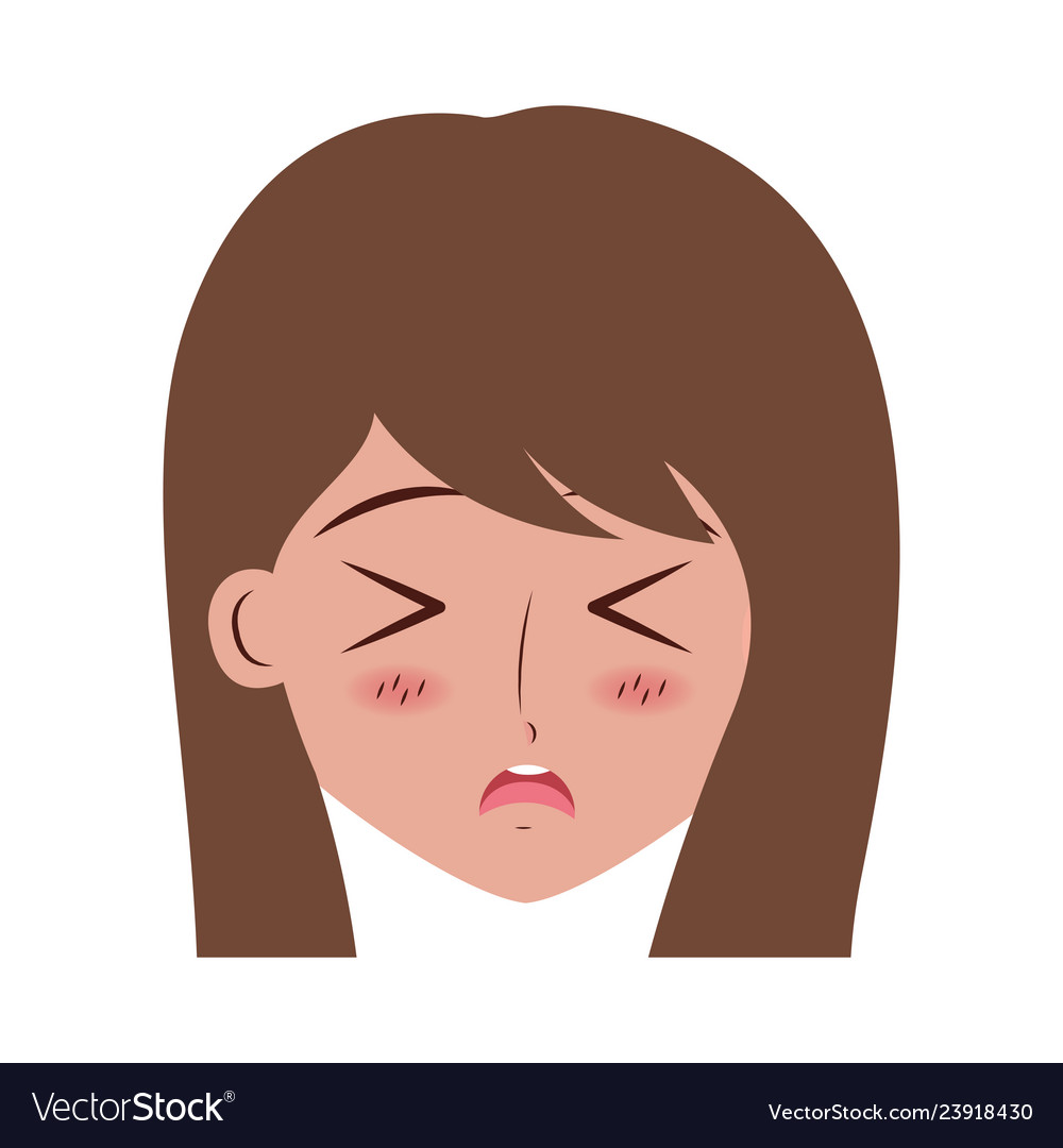 Girl anime manga Royalty Free Vector Image - VectorStock