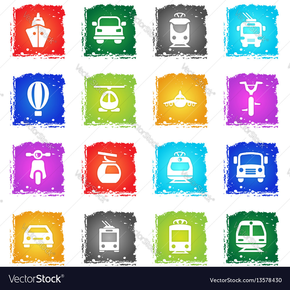 Transport Icon Set