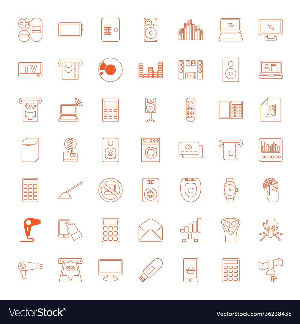 49 electronic icons