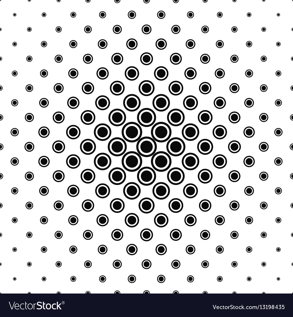 Abstract monochrome circle pattern background