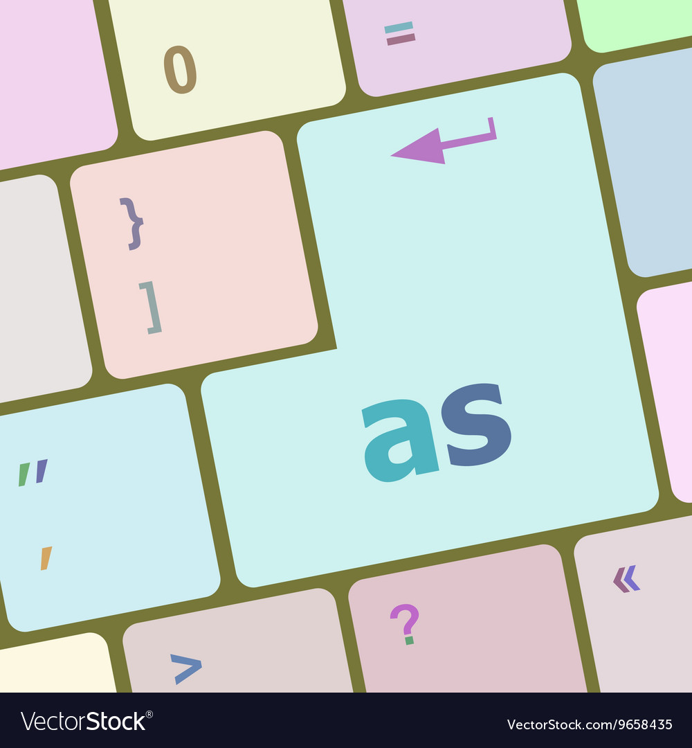 Als Taste auf Computertastaturtaste