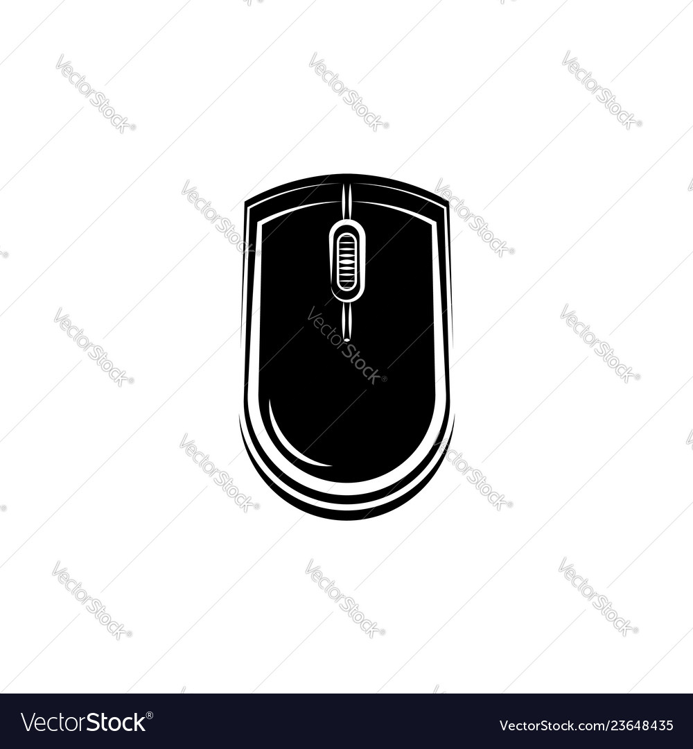 Black Computer Mouse Icon