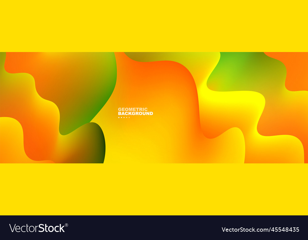 Dynamic liquid waves abstract background vector image Dynamic liquid waves abstract background