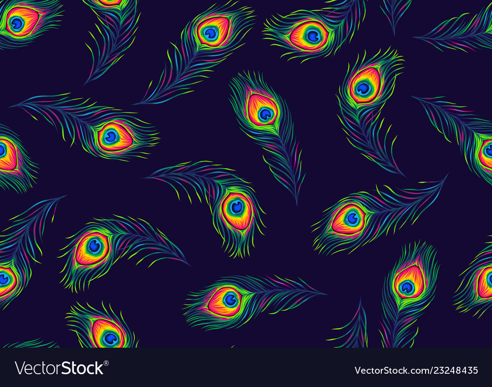 Exotic Peacock Feathers Pattern