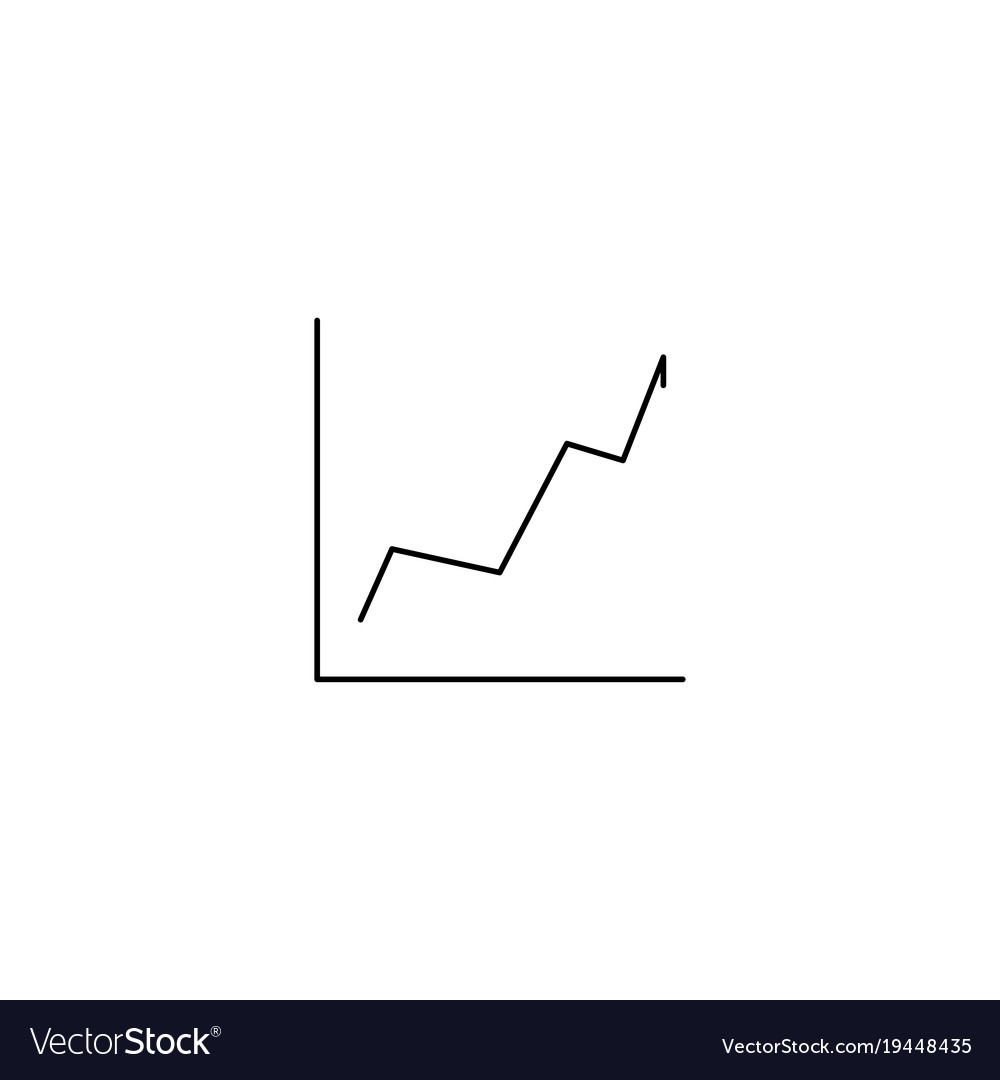 Line Chart Icon - Data Visualization