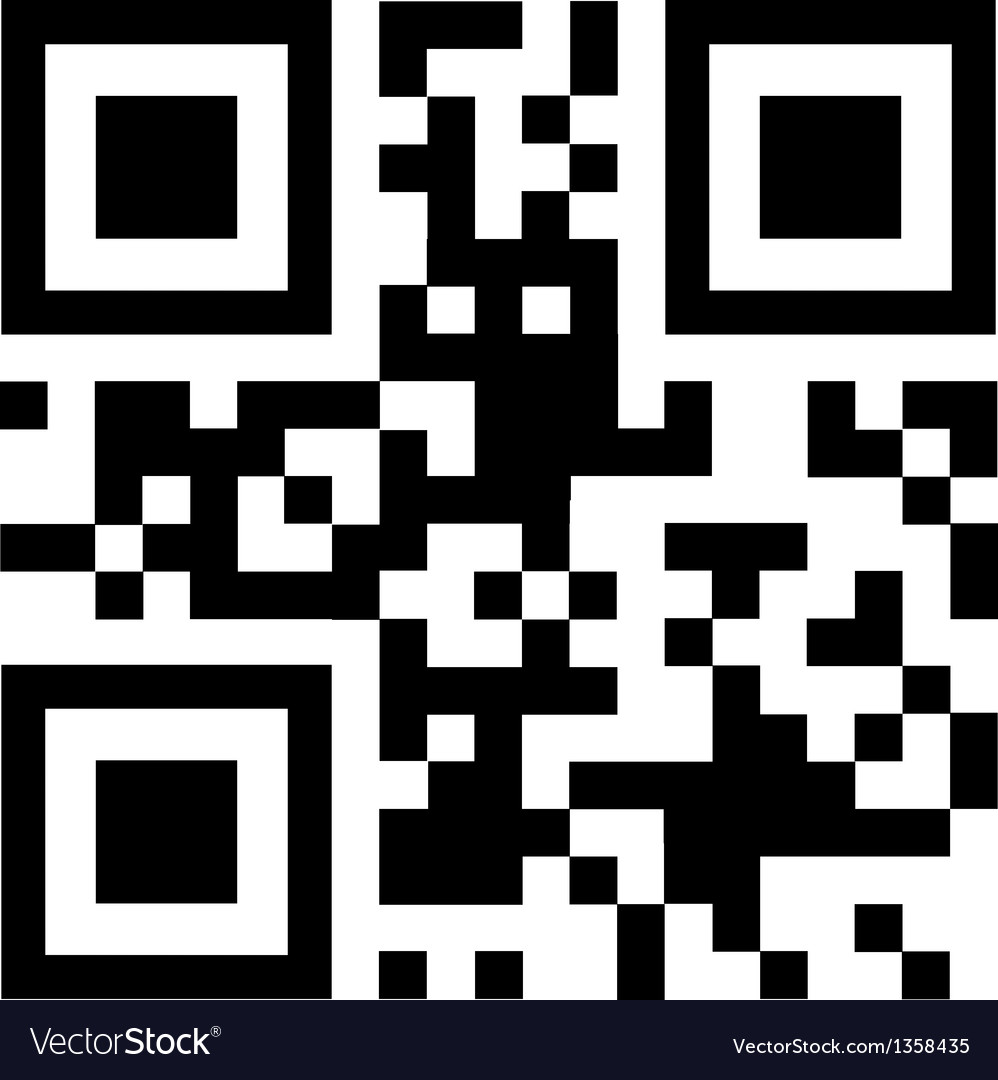 Qr Code Royalty Free Vector Image Vectorstock 8138