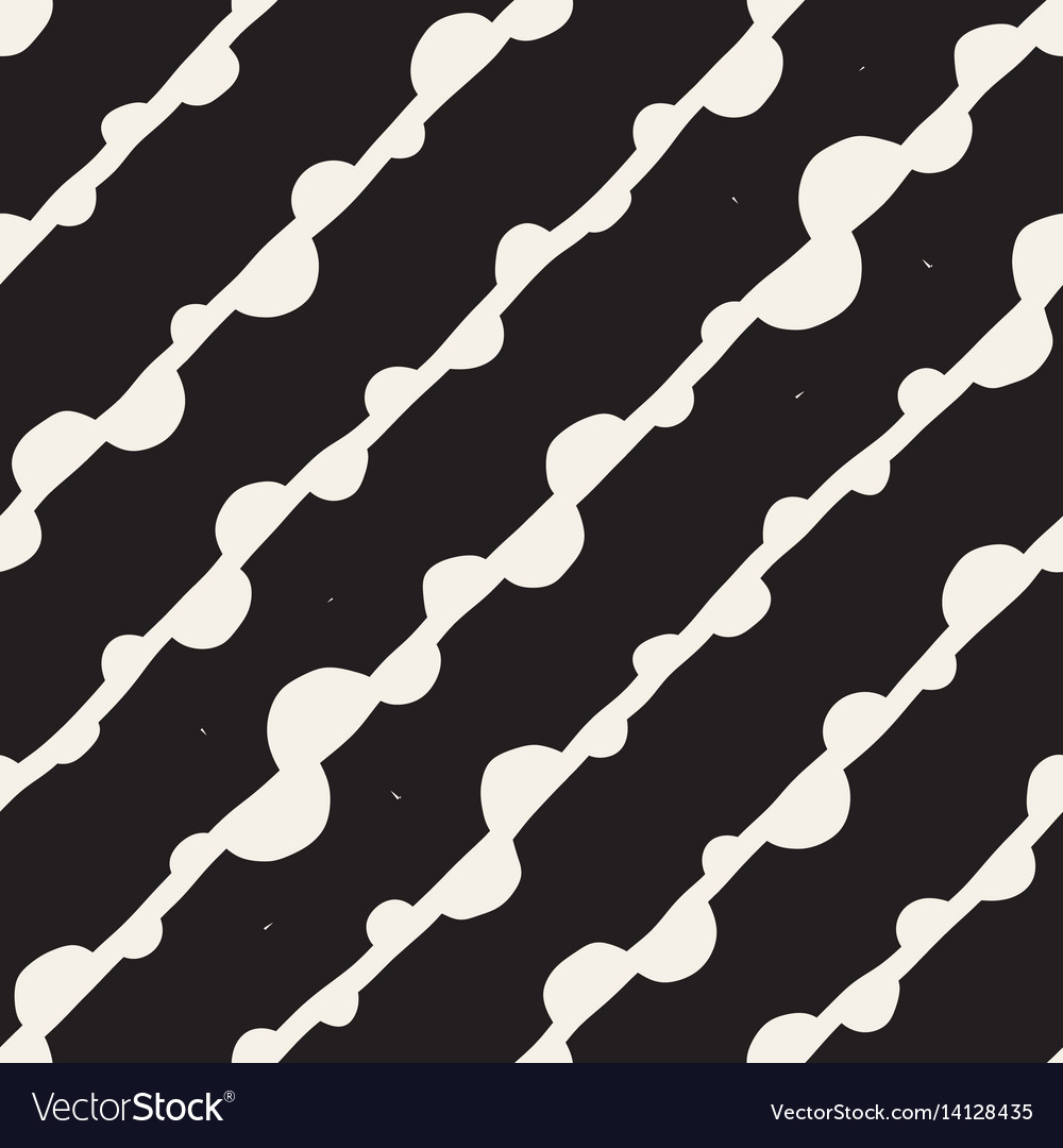 Seamless childlike pattern monochrome hand