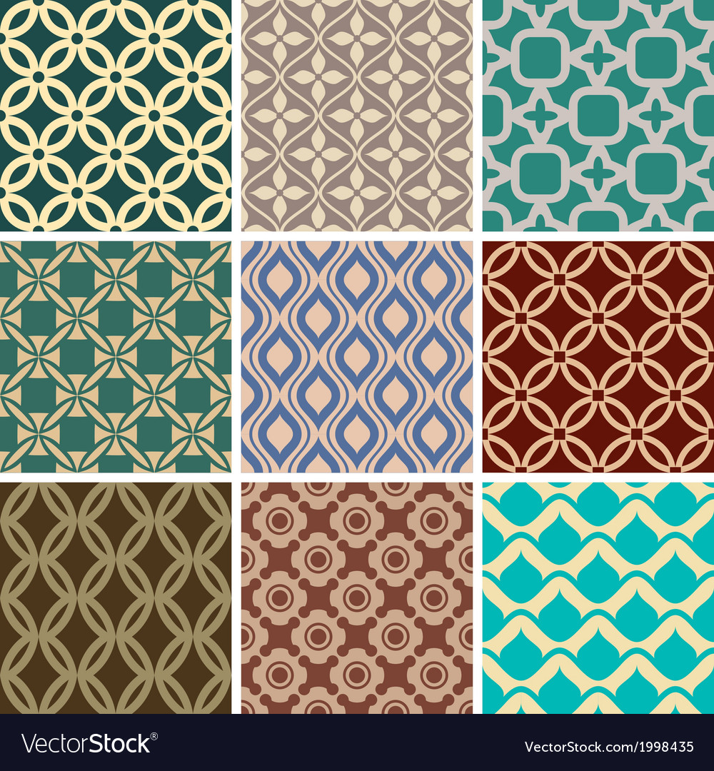 Vintage Ornament Patterns Royalty Free Vector Image