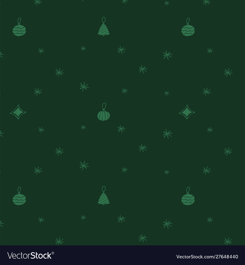 A seamless pattern on green background