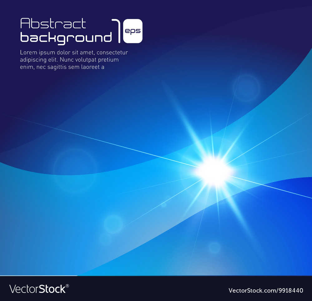 Abstract background with flare