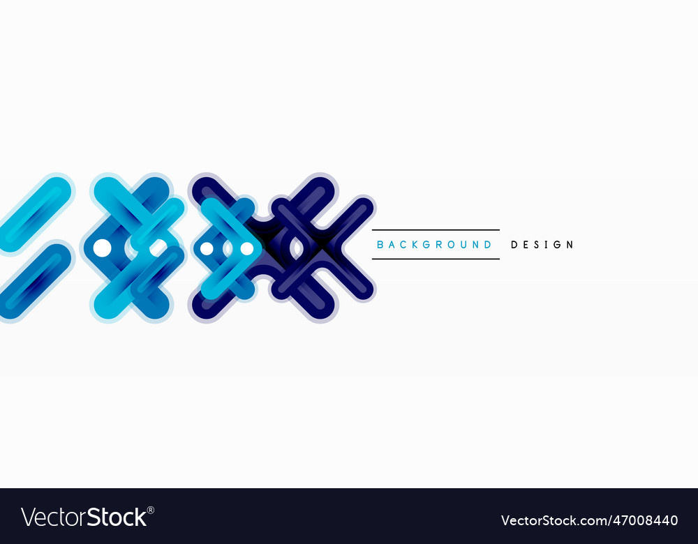 Minimal geometric background cross line design