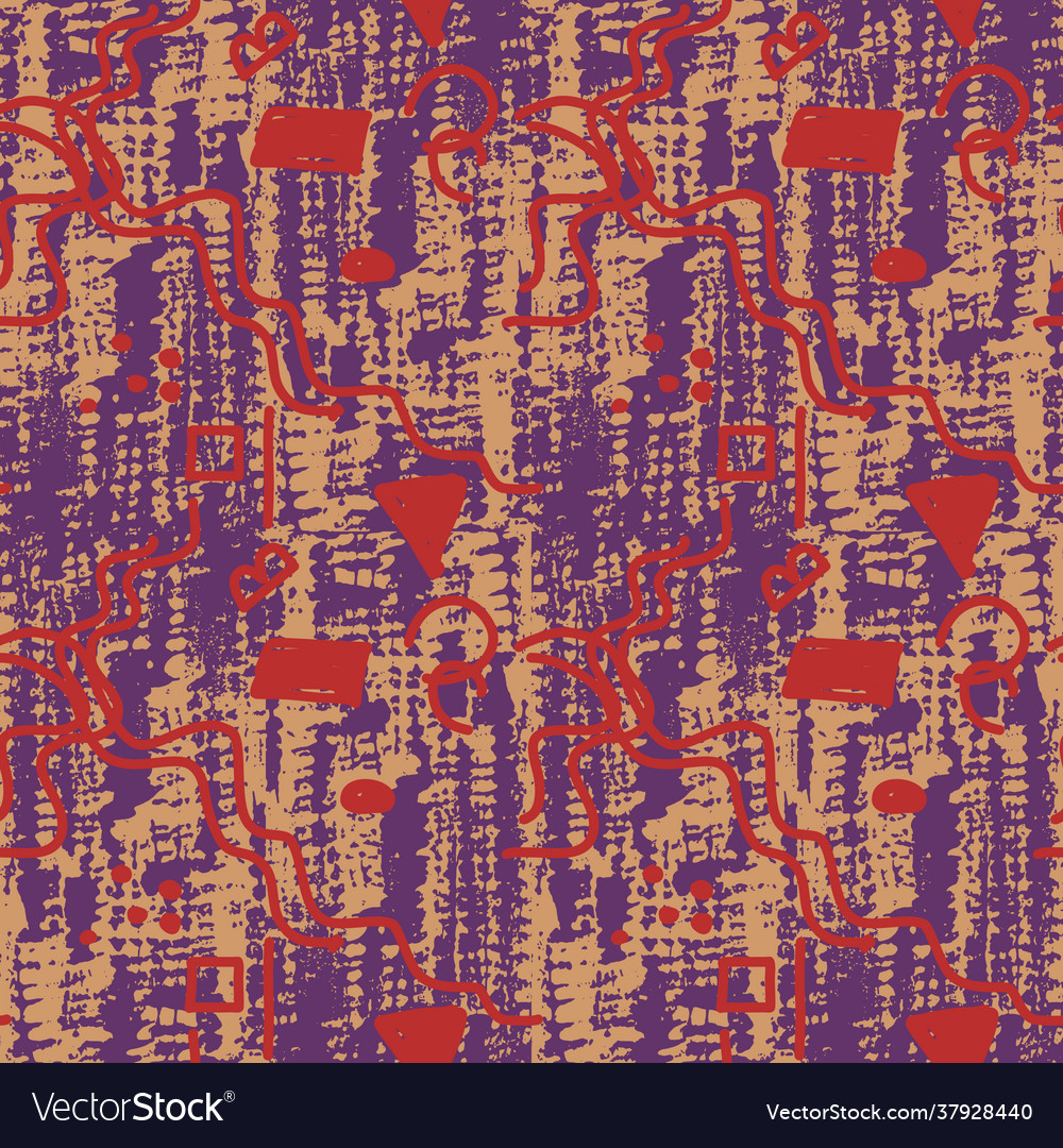 Red lines on structured background