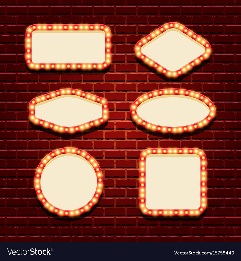 Retro Illuminated Frames