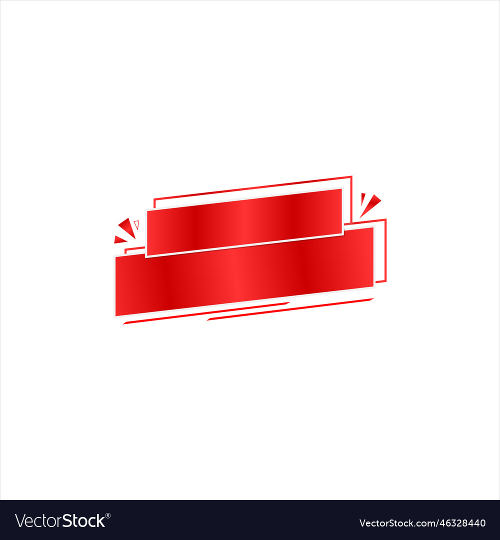 Sale banner red color