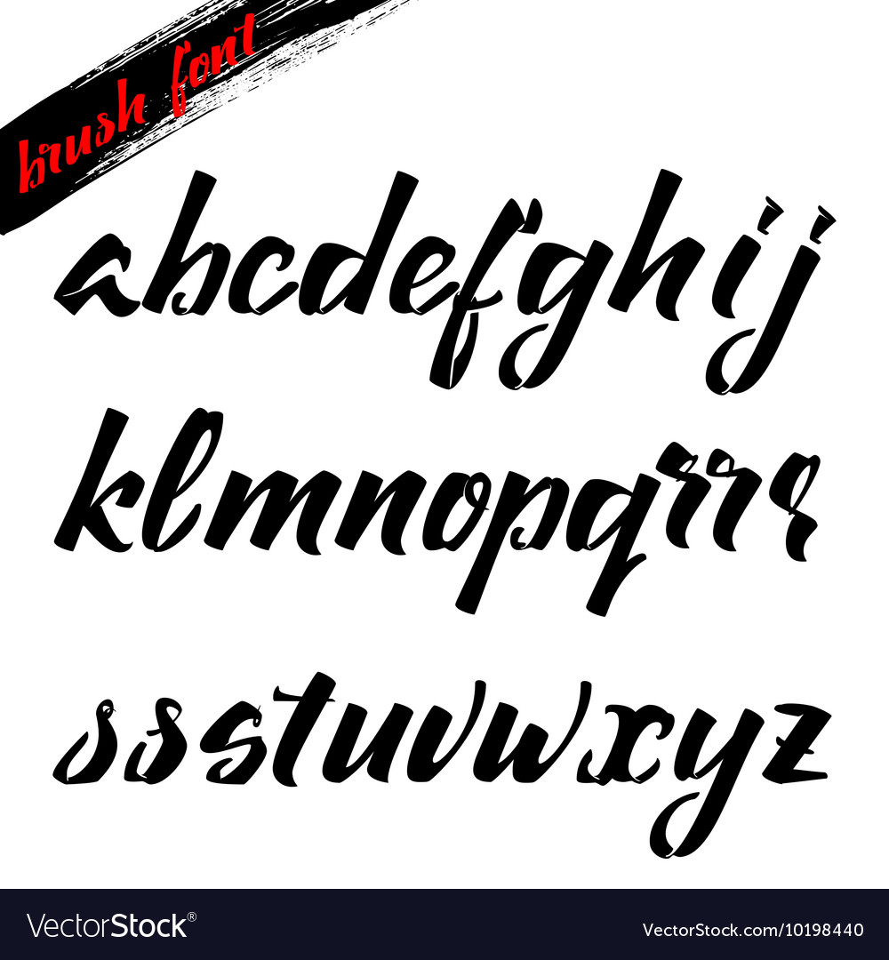 Script - handwriting brush it can be used