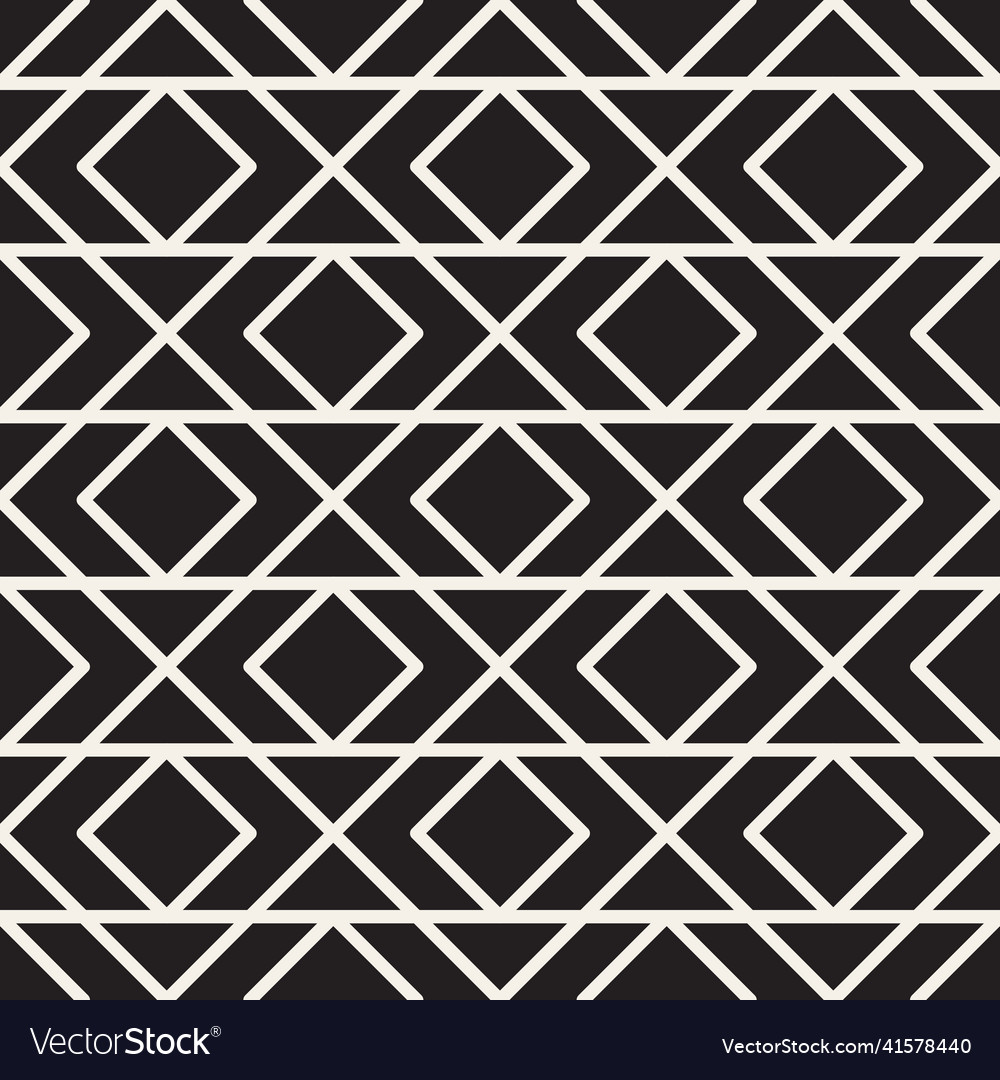 Seamless pattern repeating geometric elements