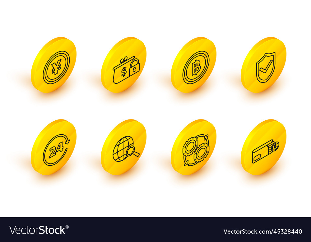 Set line envelope with coin dollar symbol vector image Set line envelope with coin dollar symbol
