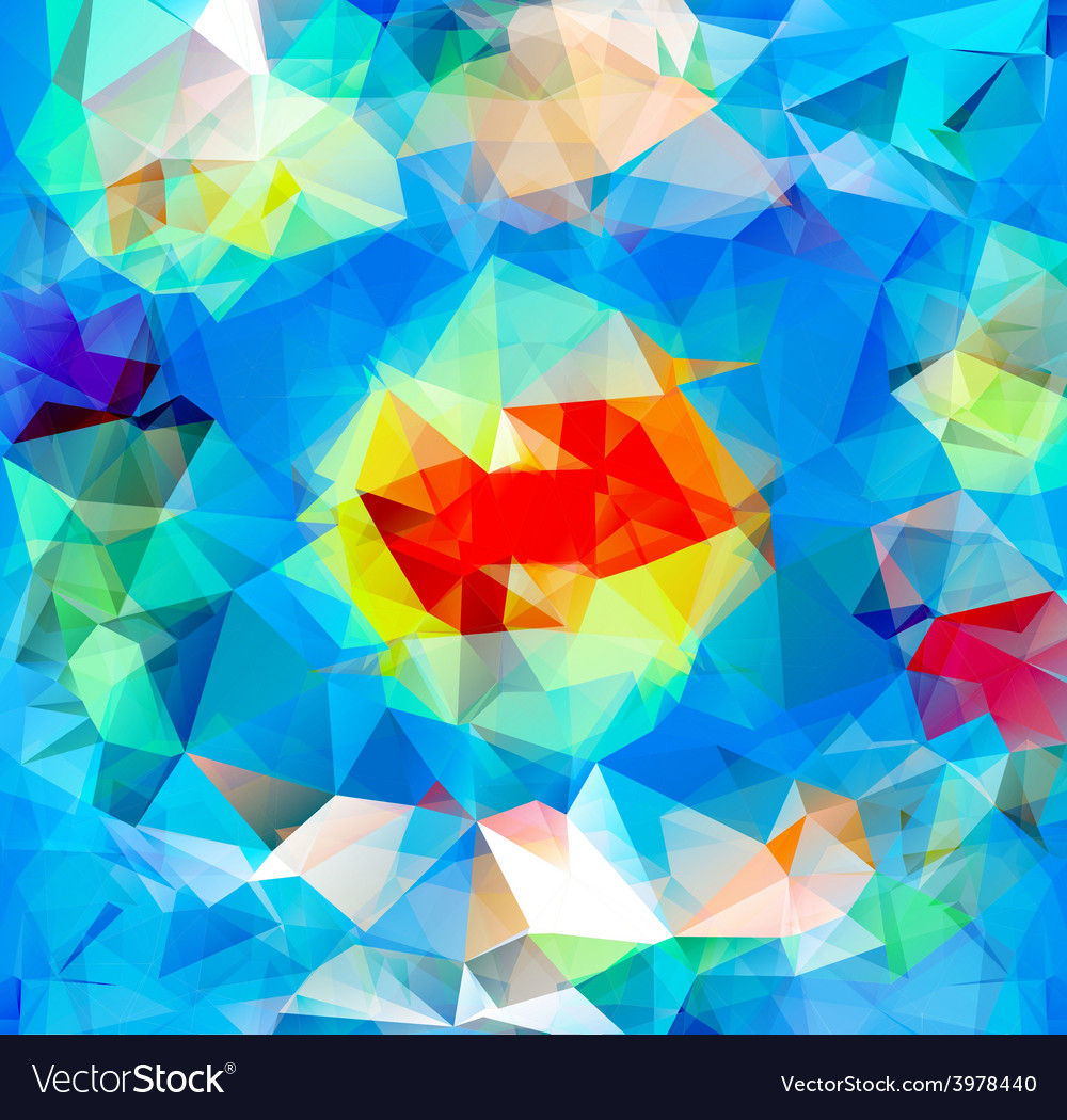 Triangle background pattern of geometric shapes