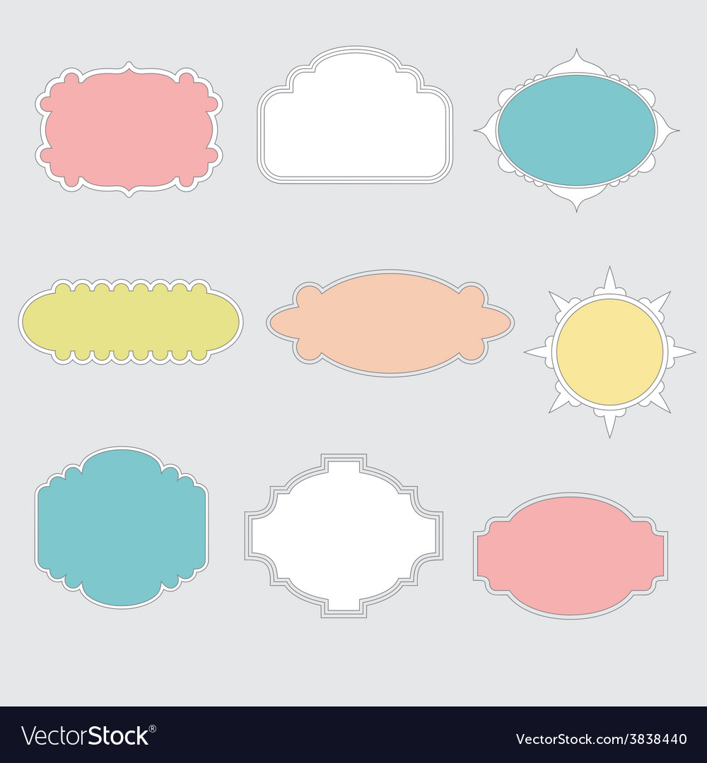 Vintage Frames Royalty Free Vector Image - VectorStock