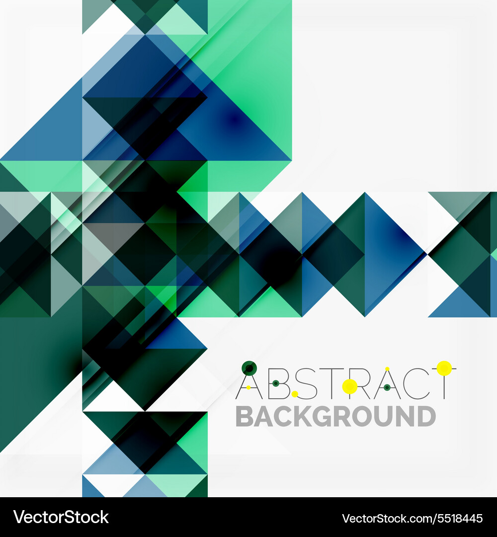 Abstract geometric background modern overlapping Vector Image