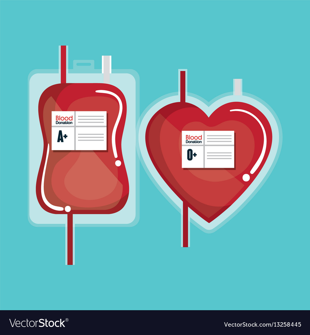 Blood donation medical icon