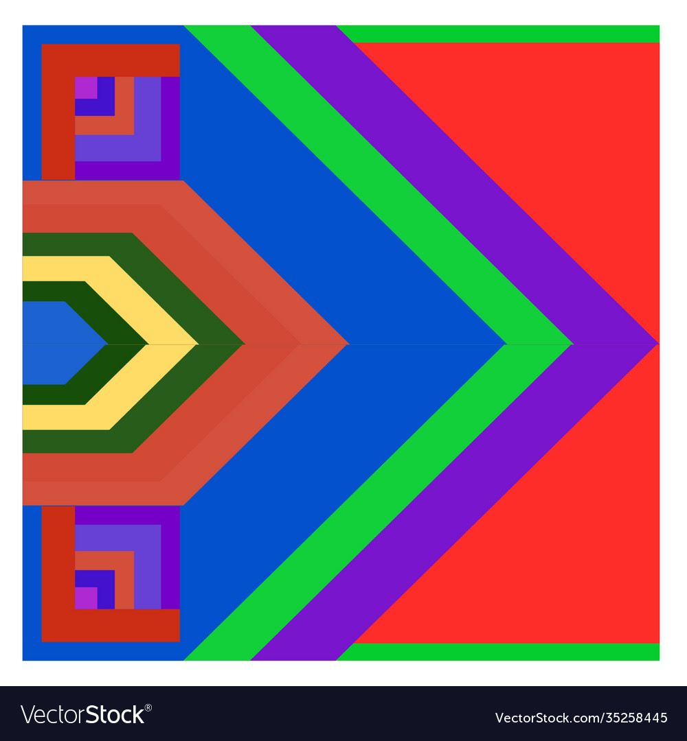 Colorful geometric and curve background pattern