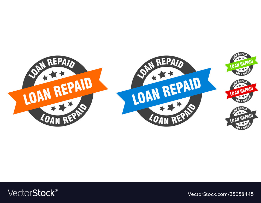 Loan Repaid Stempel Rundband