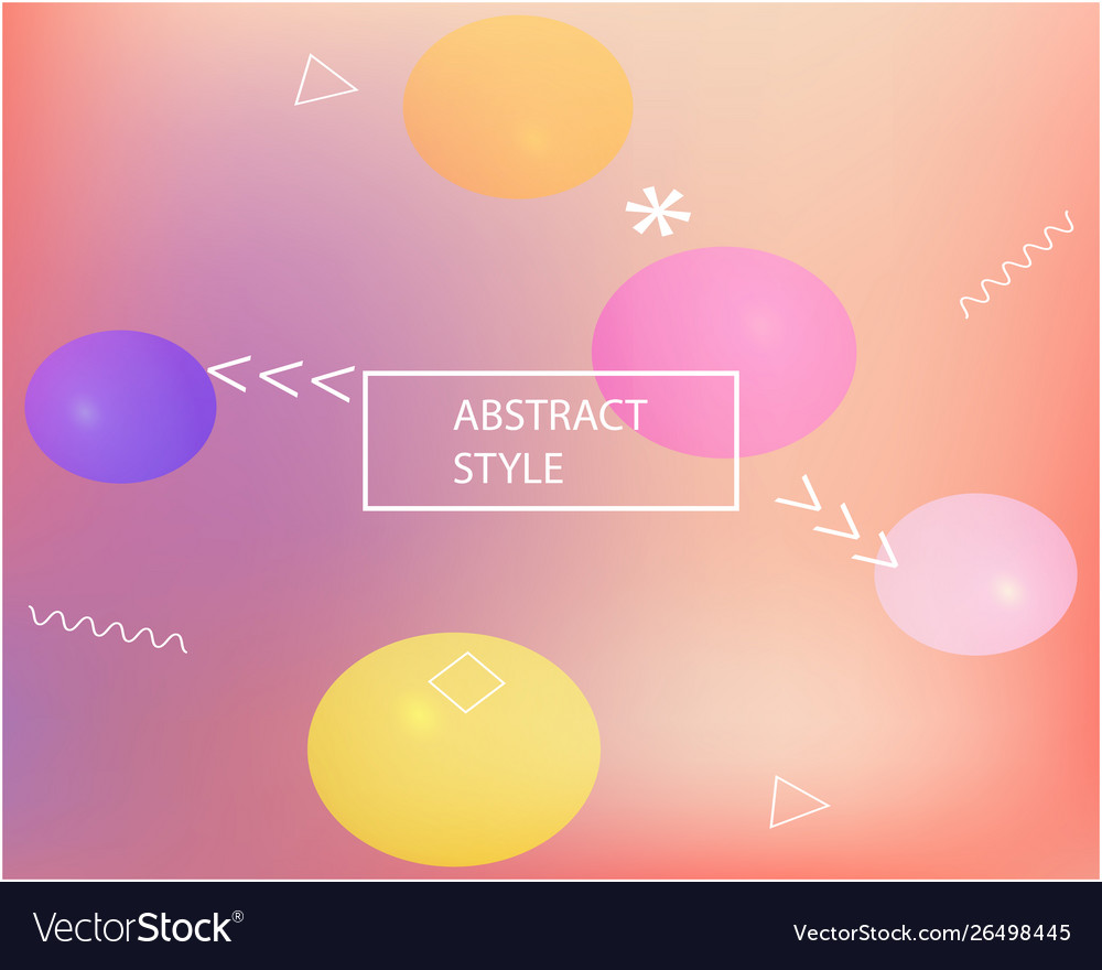 Magic backdrop from blurry patterns
