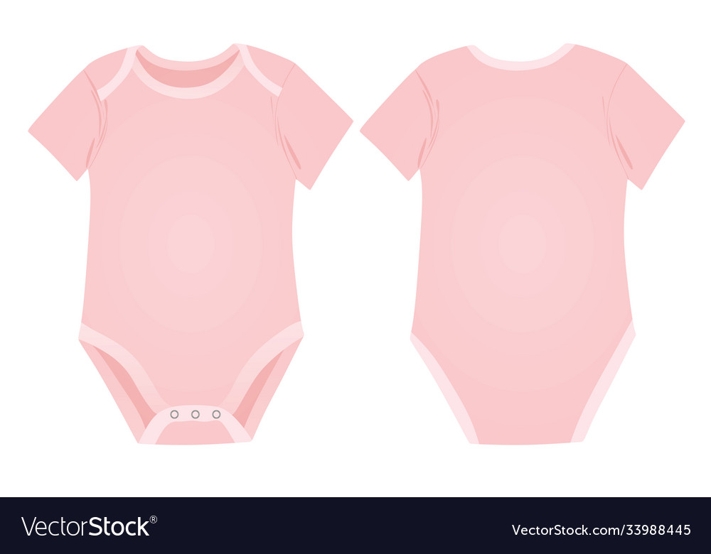 Pink baby girl bodysuit